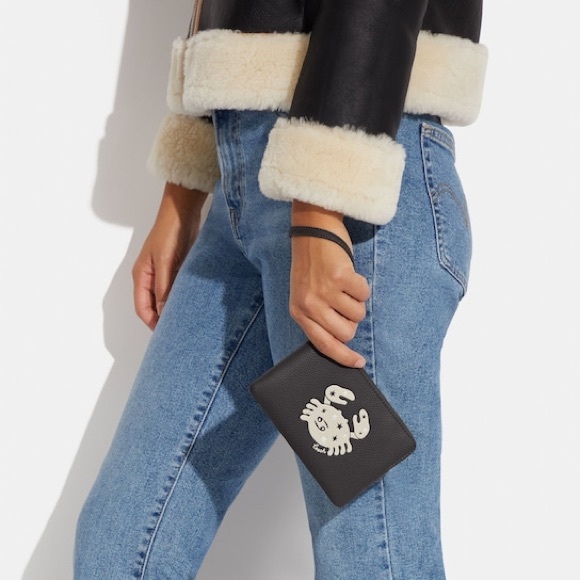 Coach Bags Coach Zodiac Sign Corner Zip Wristlet With Cancer Limited Edition Cf53 Nwt Poshmark